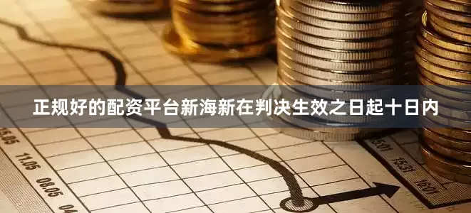 正规好的配资平台新海新在判决生效之日起十日内